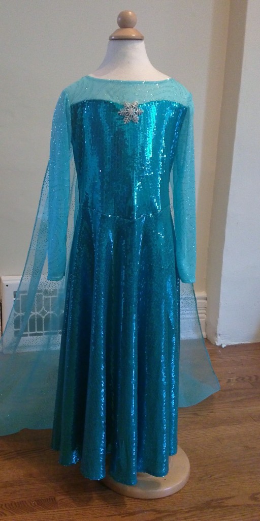 Elsa Frozen dress front